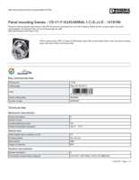 Datasheet for Phoenix Contact 1419184, EAN: 4046356540377