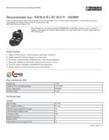 Datasheet for Phoenix Contact 1452990, EAN: 4046356553612
