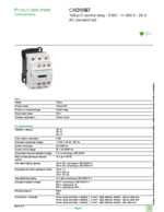Datasheet for Schneider Electric CAD50B7, EAN: 3389110402858