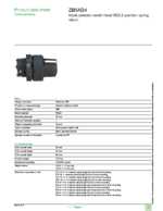 Datasheet for Schneider Electric ZB5AD4, EAN: 3389110905120