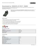 Datasheet for Phoenix Contact 1453038, EAN: 4046356553650