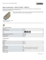 Datasheet for Phoenix Contact 2820712, EAN: 4017918076849