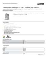 Datasheet for Phoenix Contact 2800531, EAN: 4046356570688