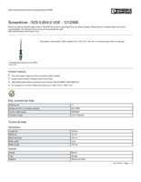 Datasheet for Phoenix Contact 1212508, EAN: 4046356543064 Datasheet for Phoenix Contact 1212508, EAN: 4046356543064