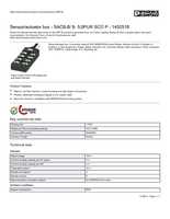 Datasheet for Phoenix Contact 1452518, EAN: 4046356553865