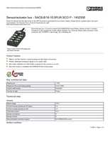 Datasheet for Phoenix Contact 1452550, EAN: 4046356553896