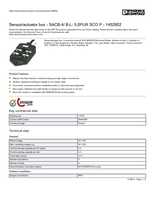 Datasheet for Phoenix Contact 1452602, EAN: 4046356553926