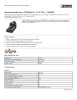 Datasheet for Phoenix Contact 1452822, EAN: 4046356553681 Datasheet for Phoenix Contact 1452822, EAN: 4046356553681