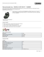 Datasheet for Phoenix Contact 1452929, EAN: 4046356553544