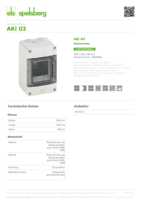 Datasheet for Spelsberg 73640301, EAN: 4013902890705 Datasheet for Spelsberg 73640301, EAN: 4013902890705