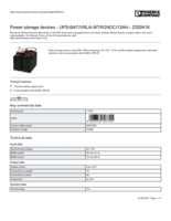 Datasheet for Phoenix Contact 2320416, EAN: 4046356707701