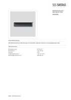 Datasheet for Siedle 200038498-00, EAN: 4015739384983