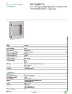 Datasheet for Schneider Electric NSYPLM64TG, EAN: 3606480776663 Datasheet for Schneider Electric NSYPLM64TG, EAN: 3606480776663