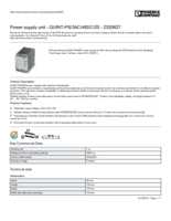 Datasheet for Phoenix Contact 2320827, EAN: 4046356547734