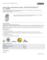 Datasheet for Phoenix Contact 2320911, EAN: 4046356520027