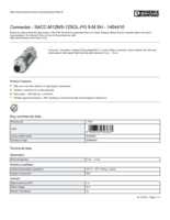 Datasheet for Phoenix Contact 1404410, EAN: 4046356693837 Datasheet for Phoenix Contact 1404410, EAN: 4046356693837