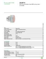 Datasheet for Schneider Electric ZB4BP48, EAN: 3389110888058