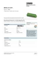 Datasheet for Phoenix Contact 1786909, EAN: 4017918042868