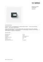Datasheet for Siedle 200036355-00, EAN: 4015739363551