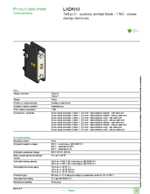 Datasheet for Schneider Electric LADN10, EAN: 3389110383744 Datasheet for Schneider Electric LADN10, EAN: 3389110383744