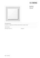 Datasheet for Siedle 200016939-01, EAN: 4015739169399