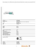 Datasheet for Weidmüller 9019220000, EAN: 4008190151607