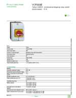 Datasheet for Schneider Electric VCF02GE, EAN: 3389110194043