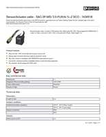 Datasheet for Phoenix Contact 1434918, EAN: 4046356413312 Datasheet for Phoenix Contact 1434918, EAN: 4046356413312