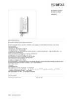 Datasheet for Siedle 200044427-00, EAN: 4015739444274