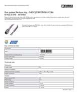 Datasheet for Phoenix Contact 1519561, EAN: 4017918940126