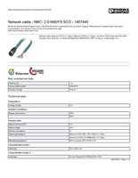 Datasheet for Phoenix Contact 1407440, EAN: 4046356775618 Datasheet for Phoenix Contact 1407440, EAN: 4046356775618