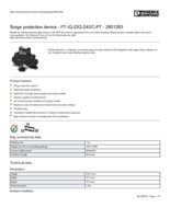 Datasheet for Phoenix Contact 2801263, EAN: 4046356766463