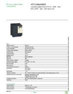 Datasheet for Schneider Electric ATV12HU40M3, EAN: 3606480071201