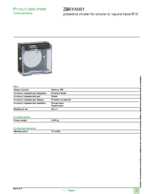 Datasheet for Schneider Electric ZB6YA001, EAN: 3389110784688