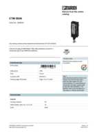 Datasheet for Phoenix Contact 2838555, EAN: 4017918819583