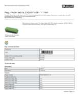 Datasheet for Phoenix Contact 1777507, EAN: 4017918039653