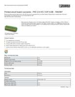 Datasheet for Phoenix Contact 1942387, EAN: 4017918878283