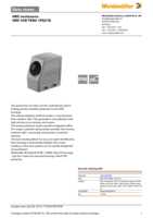 Datasheet for Weidmüller 1654150000, EAN: 4008190406974