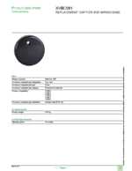 Datasheet for Schneider Electric XVBC081, EAN: 3389110514933 Datasheet for Schneider Electric XVBC081, EAN: 3389110514933