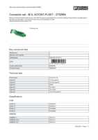 Datasheet for Phoenix Contact 2732664, EAN: 4017918171827