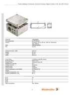 Datasheet for Weidmüller 1565260000, EAN: 4008190188528