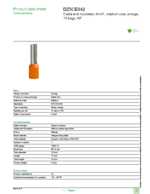 Datasheet for Schneider Electric DZ5CE042, EAN: 3389110537116 Datasheet for Schneider Electric DZ5CE042, EAN: 3389110537116