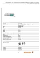 Datasheet for Weidmüller 9025860000, EAN: 4008190141967