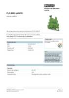 Datasheet for Phoenix Contact 2966016, EAN: 4017918130794