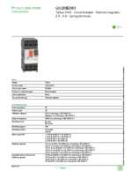 Datasheet for Schneider Electric GV2ME083, EAN: 3389110346435