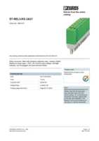 Datasheet for Phoenix Contact 2861014, EAN: 4017918078676