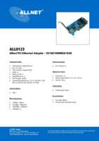 Datasheet for Allnet ALL56PCI, EAN: 4038816000569
