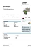 Datasheet for Phoenix Contact 2761499, EAN: 4017918064730