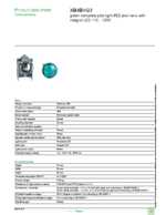 Datasheet for Schneider Electric XB4BVG3, EAN: 3389110891966