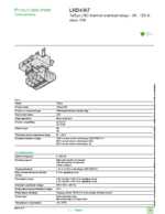 Datasheet for Schneider Electric LRD4367, EAN: 3389110523348 Datasheet for Schneider Electric LRD4367, EAN: 3389110523348